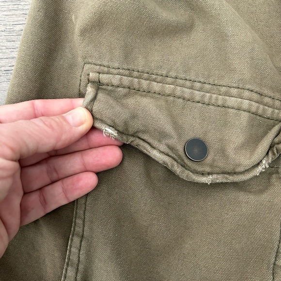 Free People Not your brothers surplus shirt statement jacket - Picture 5 of 13